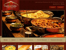 Tablet Screenshot of fusionofindia.com